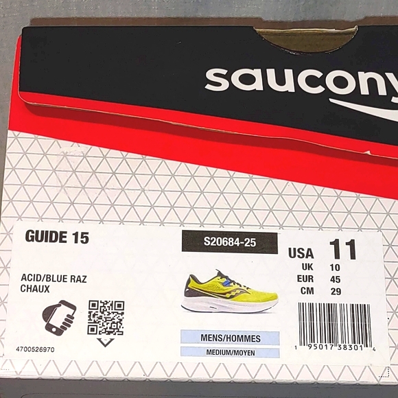 Saucony Men's Guide 15 Size 11 - Picture 8 of 9
